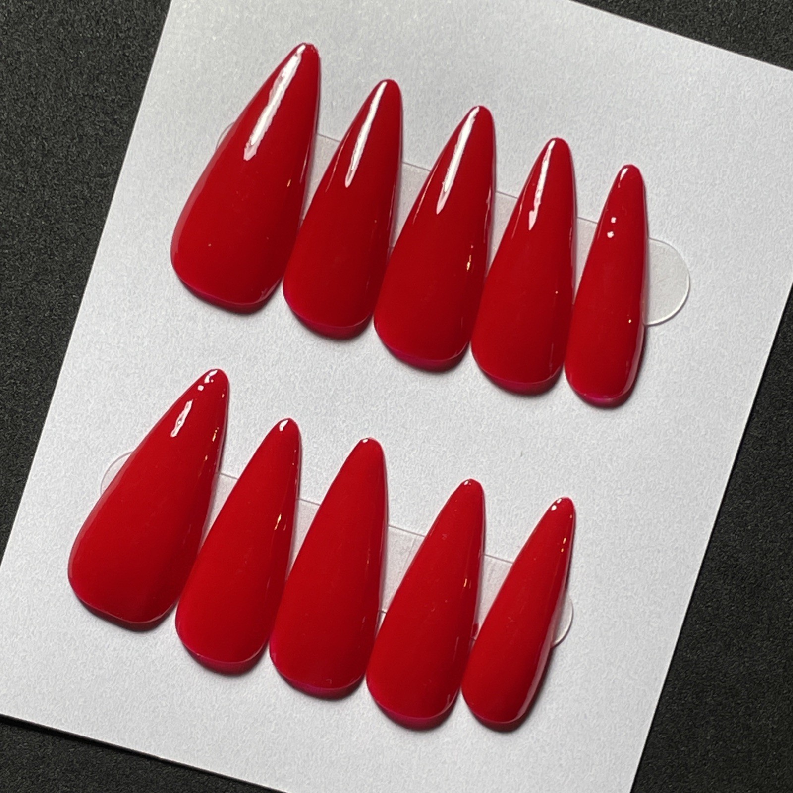 10 Handmade Press-on Nails ~ Number 44 ~ Size Small ~