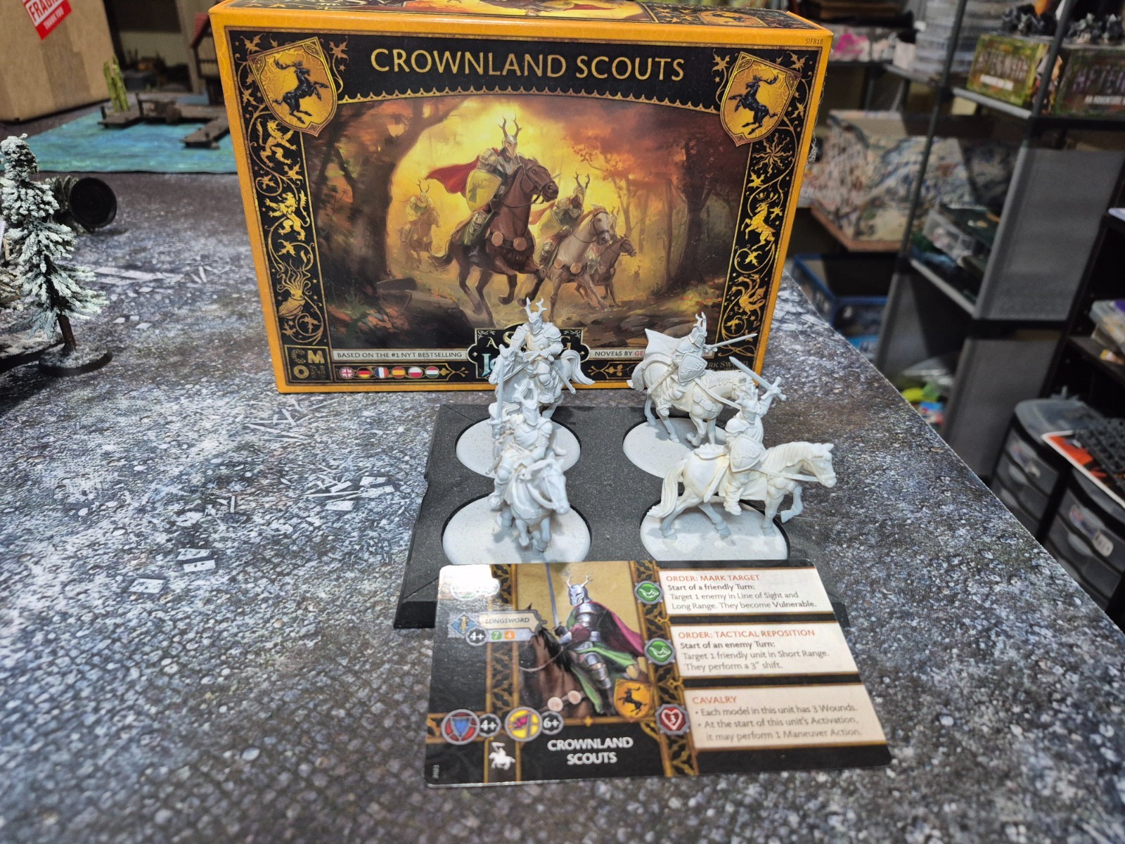 CMON A Song of Ice and Fire Tabletop Miniatures Crownland Scouts DDP PAID!!