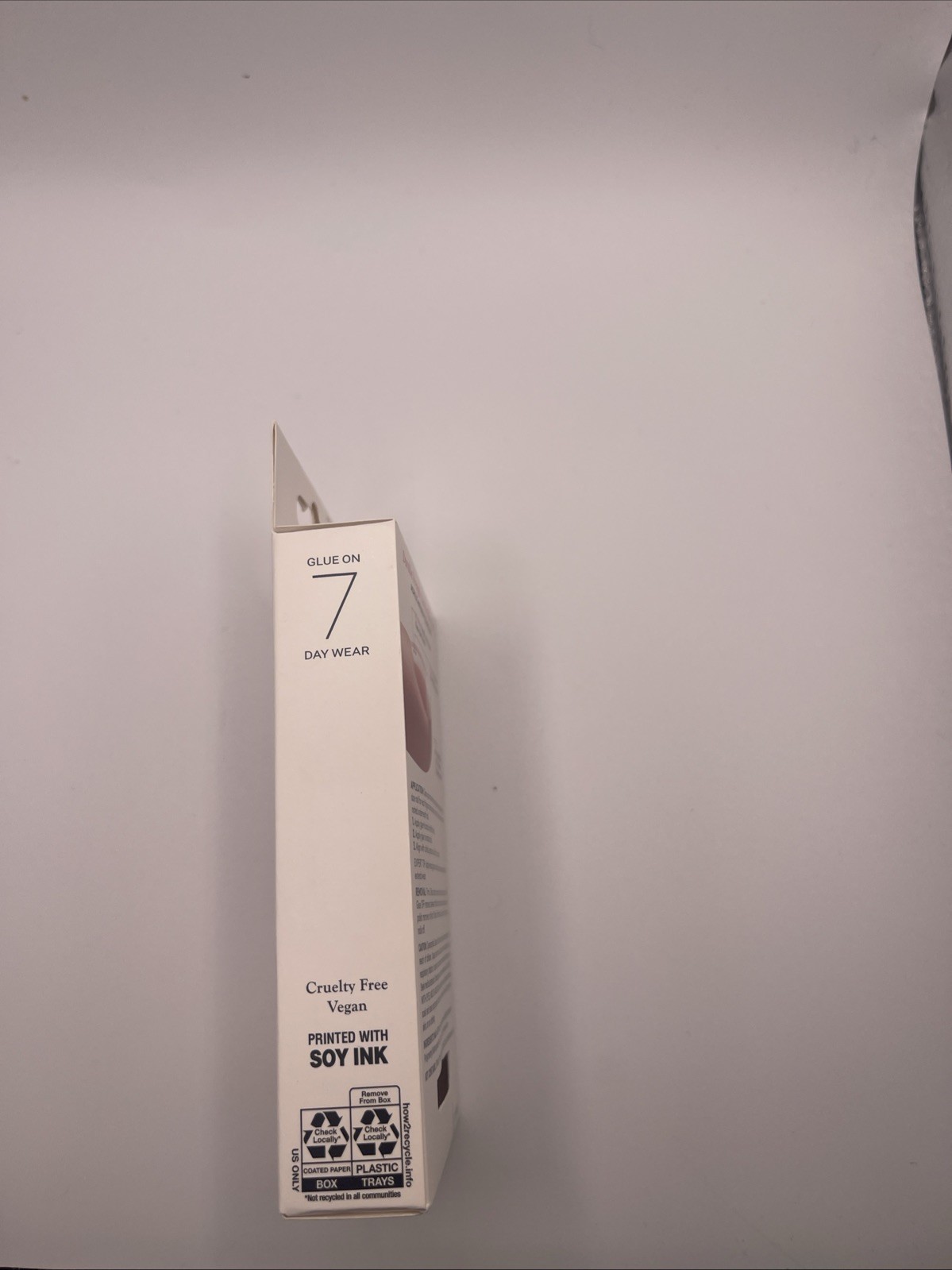 ( 1 PACK) Kiss Salon Acrylic French 28 Count Long Length Pink