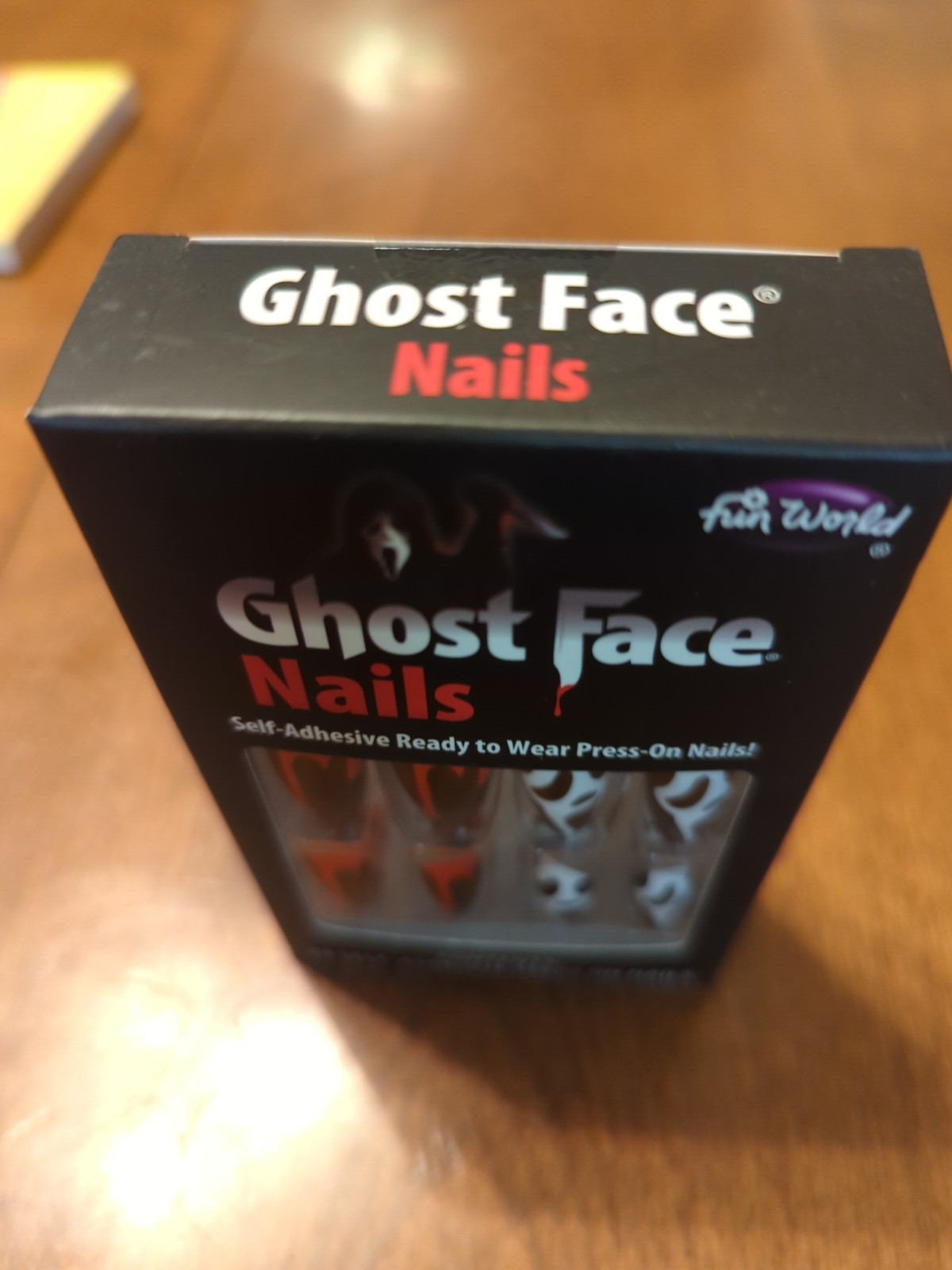 Scream Official Horror Movie Ghost Face Press-On Nails Fun World New
