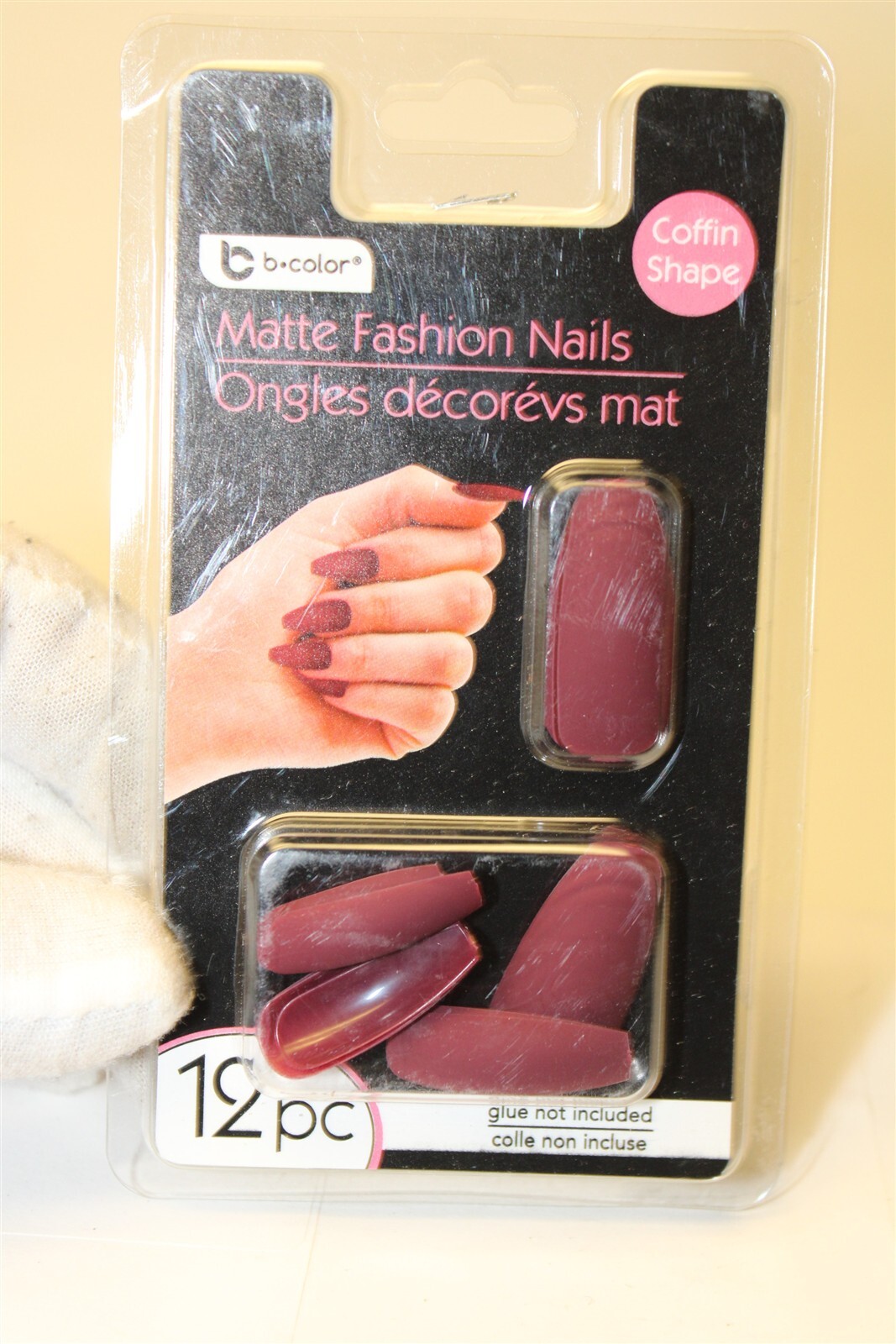 L.A. Colors / b-color NEW Assorted Colors Nail Tips Lot X 17 Includes Tattoos