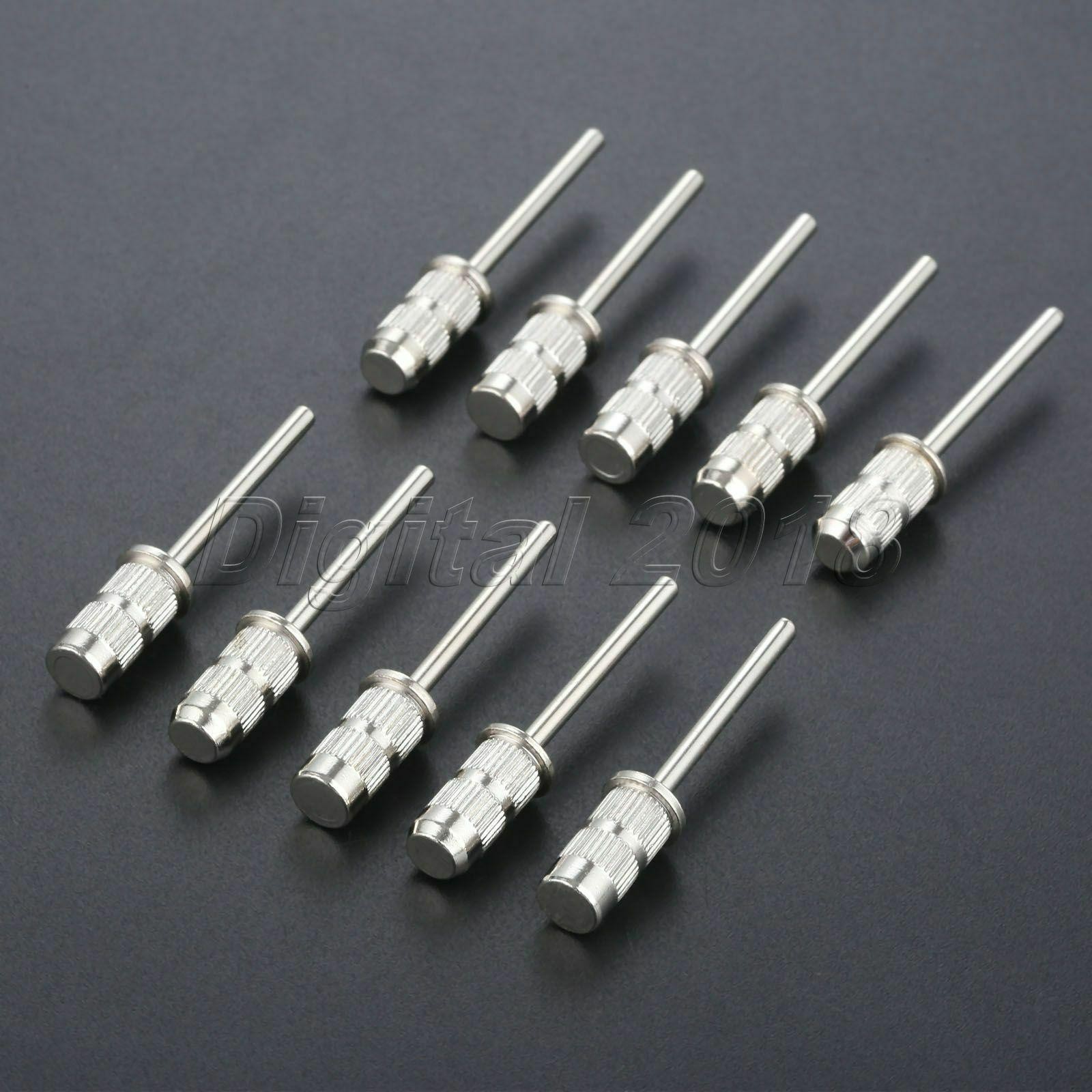 10Pcs/Set Drill Mandrel Bit Nail Sanding Drum For Sanding Band Manicure Pedicure