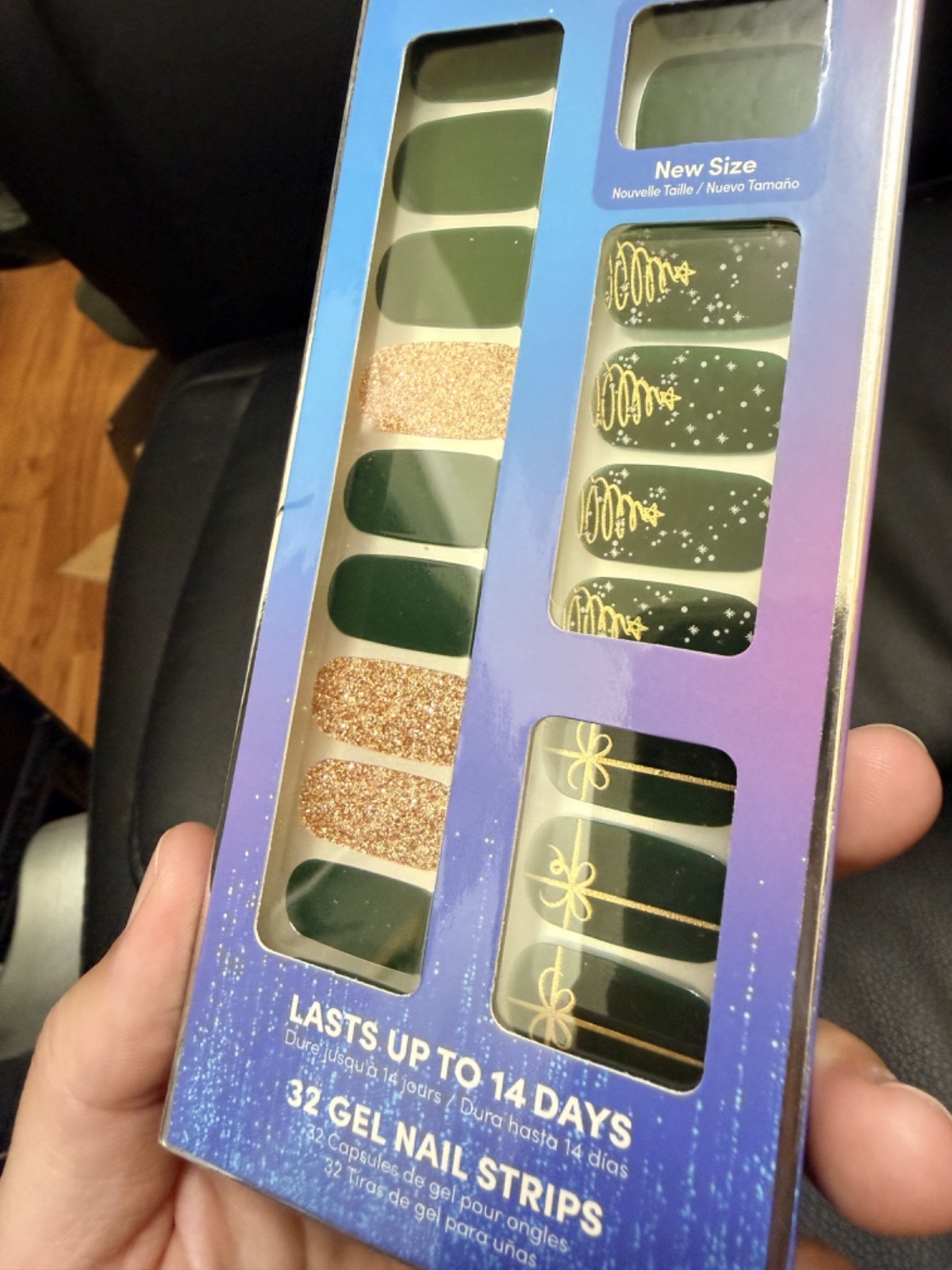 Dashing Diva Gloss Ultra Shine Gel Color 435 Gel Nail Strips Stitches and Stones