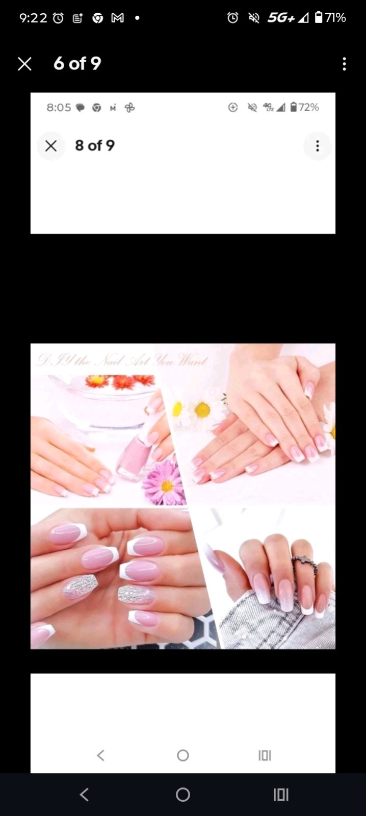 White French Nail Tips 132 PCS Short French Style Acrylic Nail Tip 12 Sizes Fals