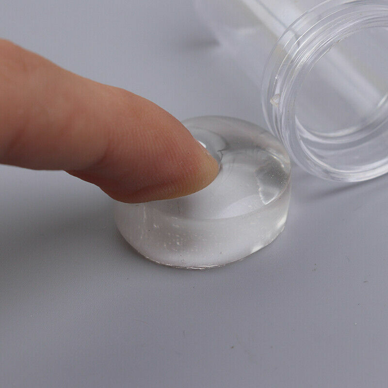 Nail Art Clear Jelly Head Silicone Stamper Scraper Transparent+ Stamp Plate Free