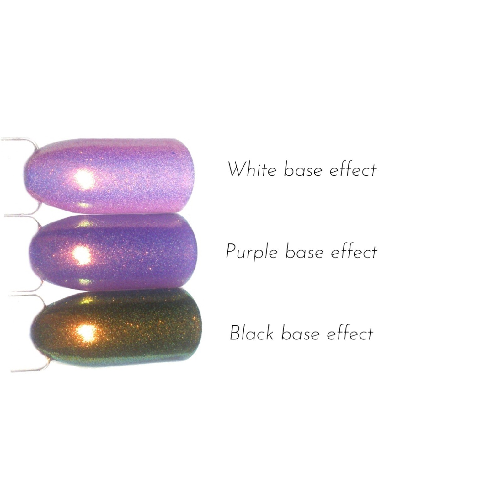 Purple Mermaid Effect Iridescent Glitter Powder Nail & Crafts Shimmer Rainbow 10