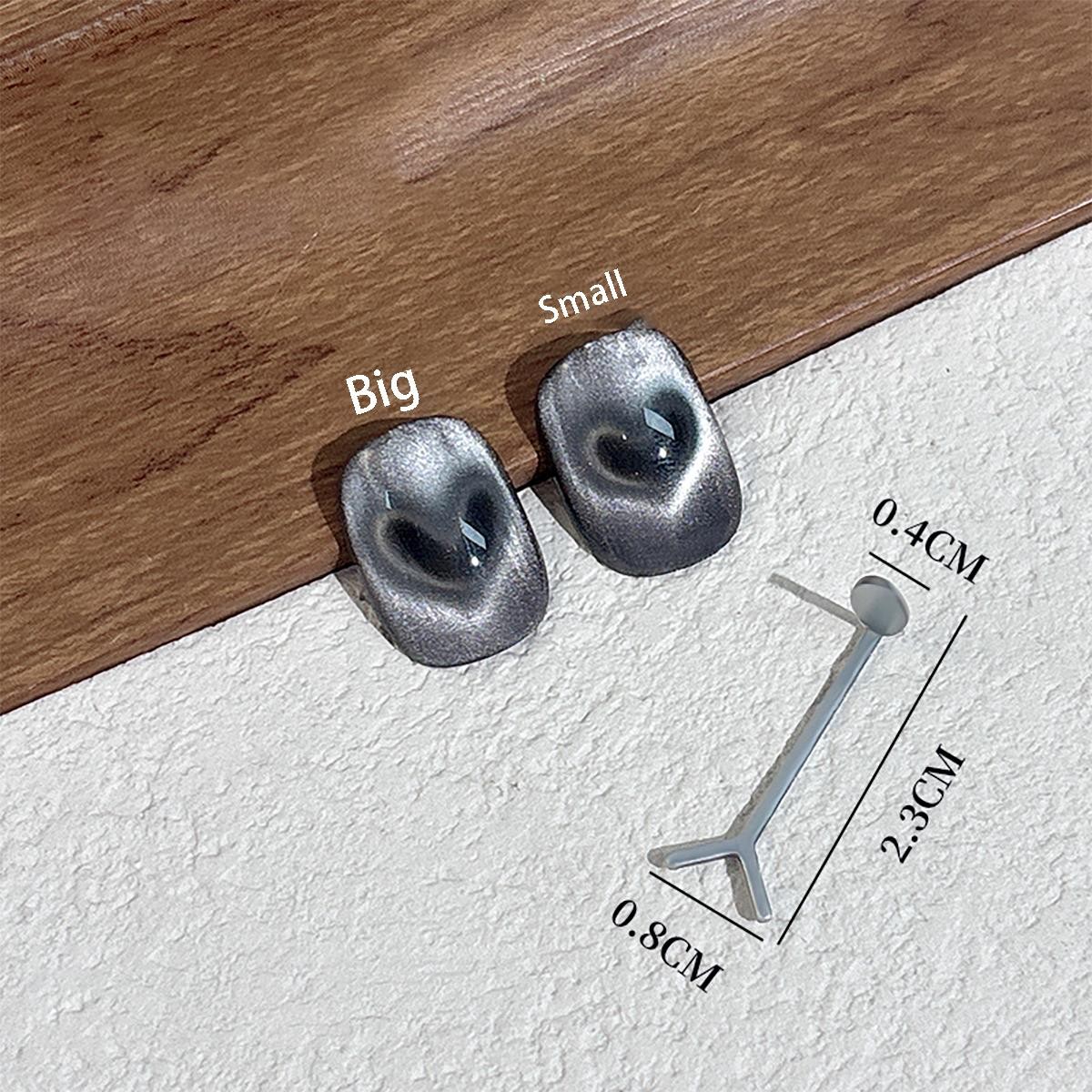 Heart Shape Iron Plate Nail Magnet, Dual-Use Cat Eye Tool with Iron Filings Wire