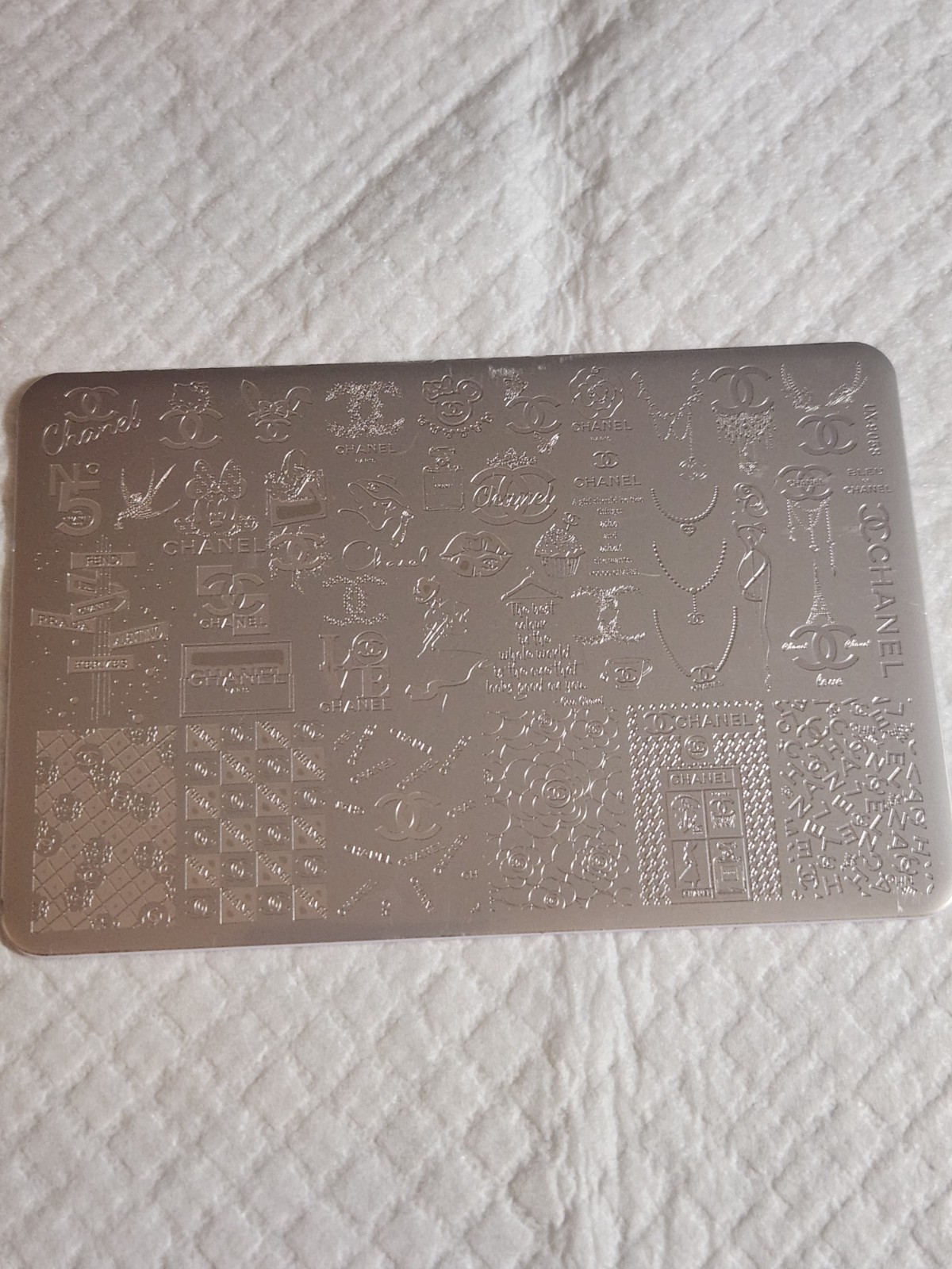 Chanel Minnie Mouse Hello Kitty Nail Stamping Plate – NEW – XL Size (9.5x14cm)