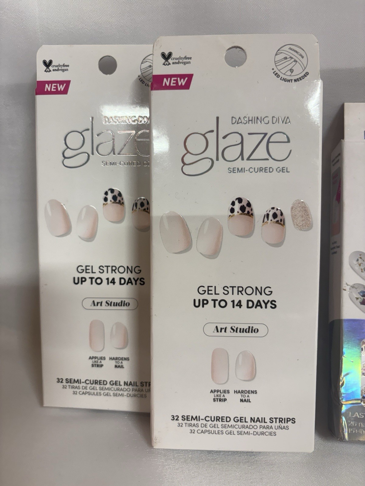 6 Pack Dashing Diva Nail Strips bundle & Glaze NailStrips Kit