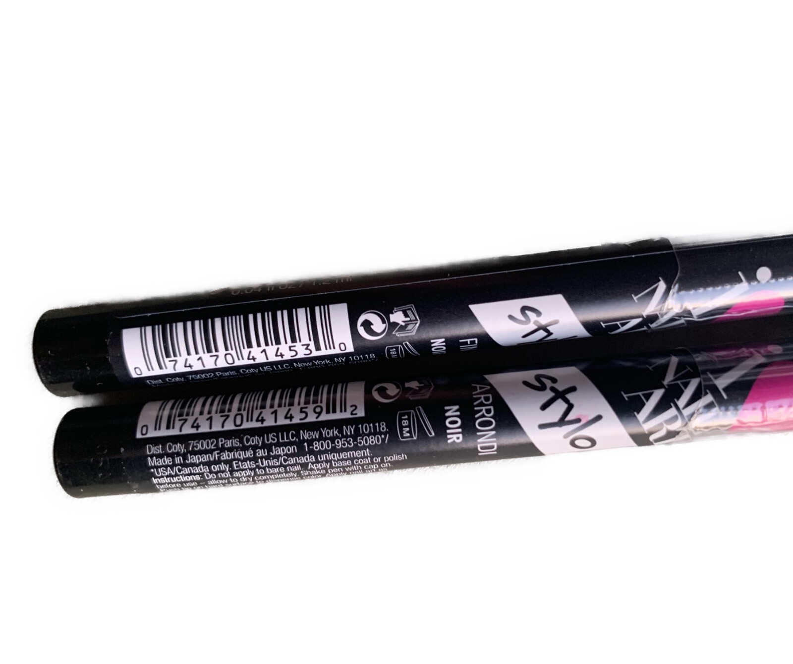 Sally Hansen I Heart Nail Art – Fine Black & Round Black Stylo Pens 410 & 470