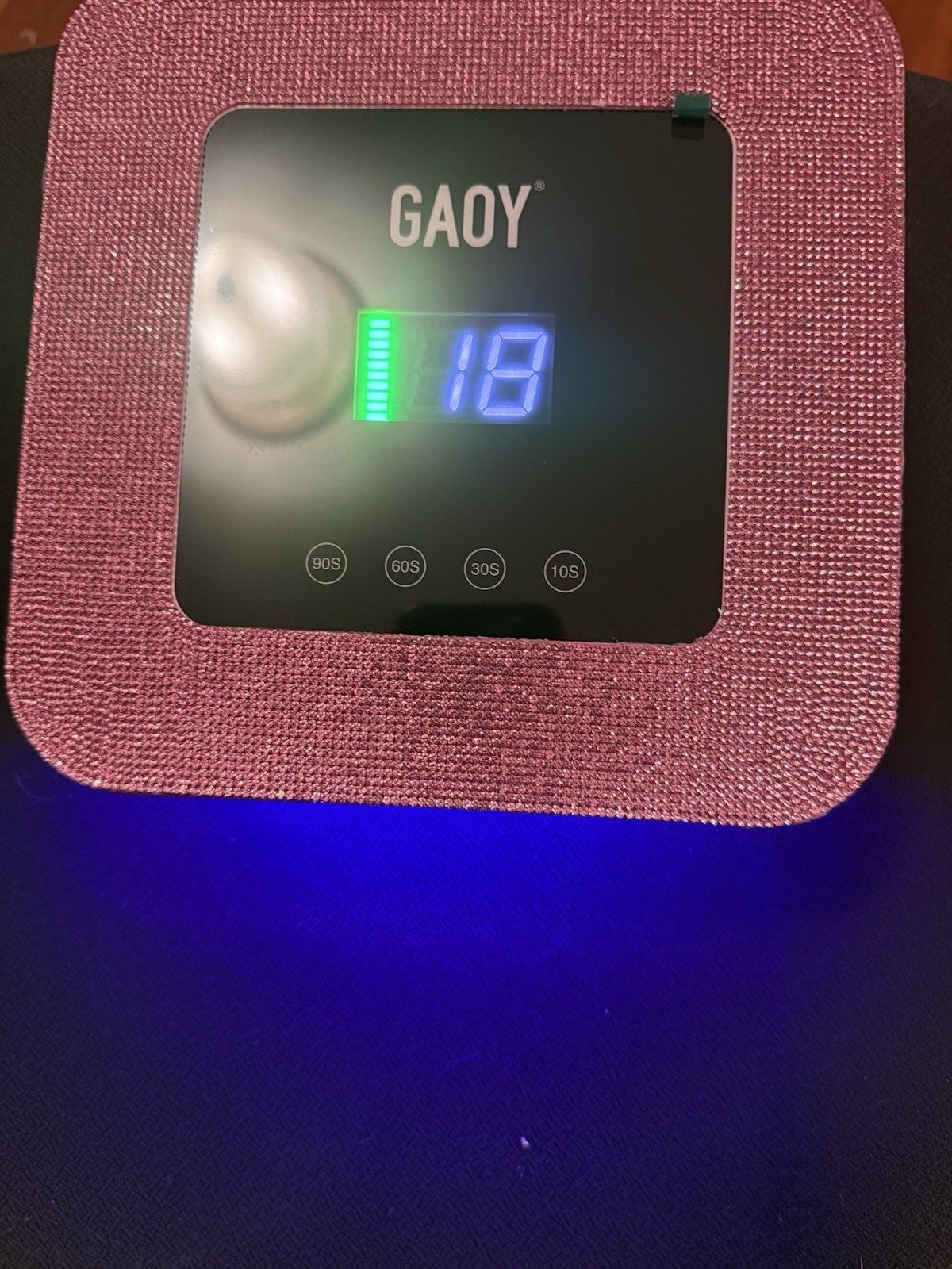 GAOY Cordless UV LED Nail Lamp for Gel Nails, Rechargeable UV Light… Fast Ship
