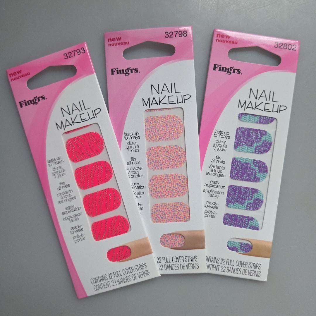 FING’RS NEW Nail Art Stickers Sets for 3