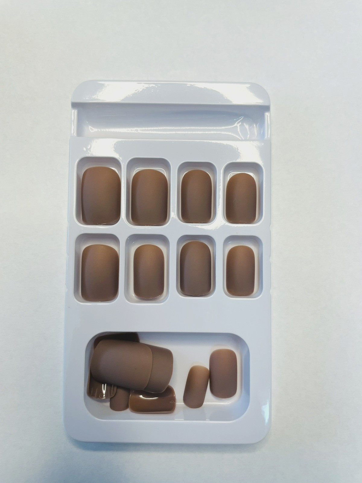 Matte Cocoa Press On Nail