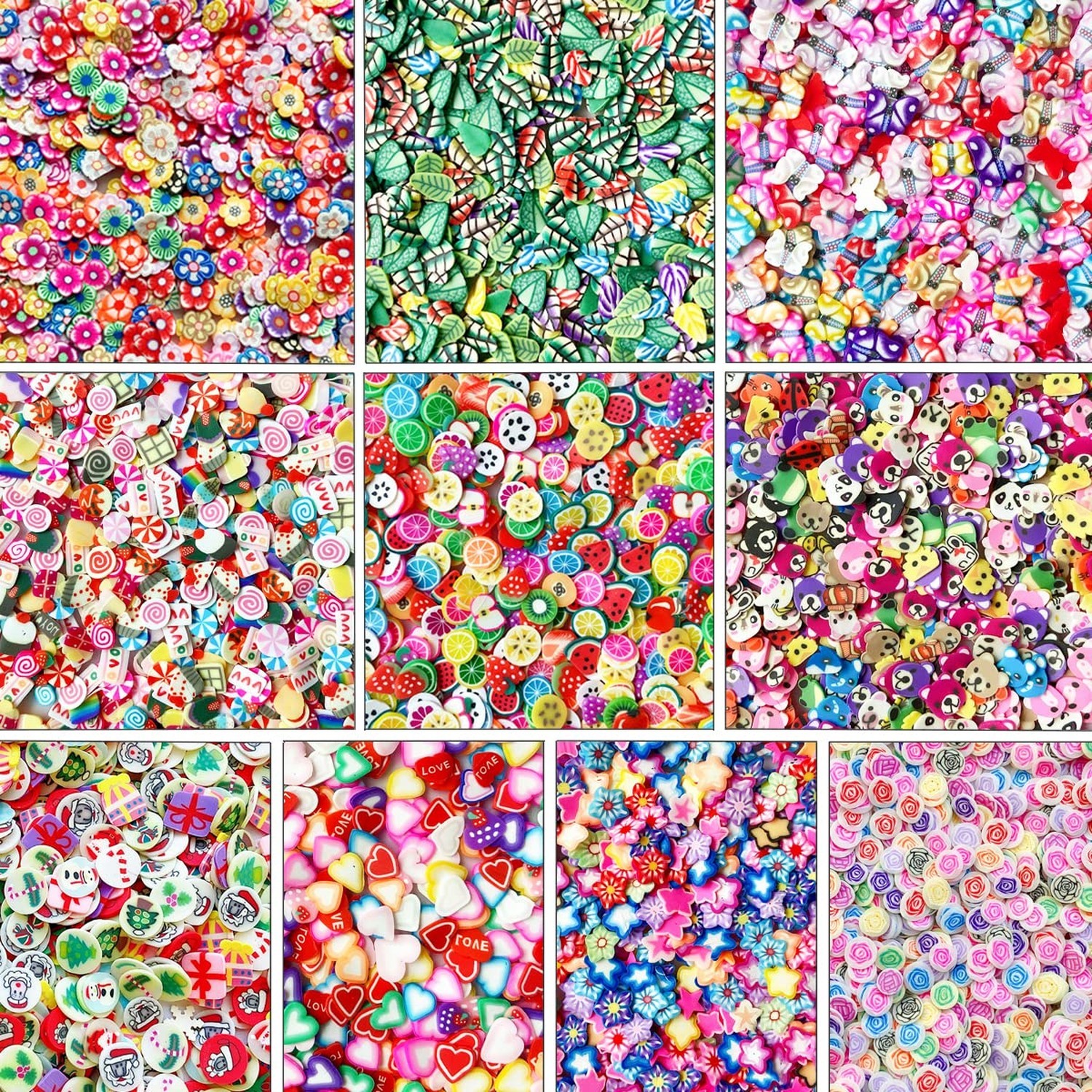 10000 PCS Nail Art Slices Fruits Slice Polyme Slices for Nail Art and Cellpho…