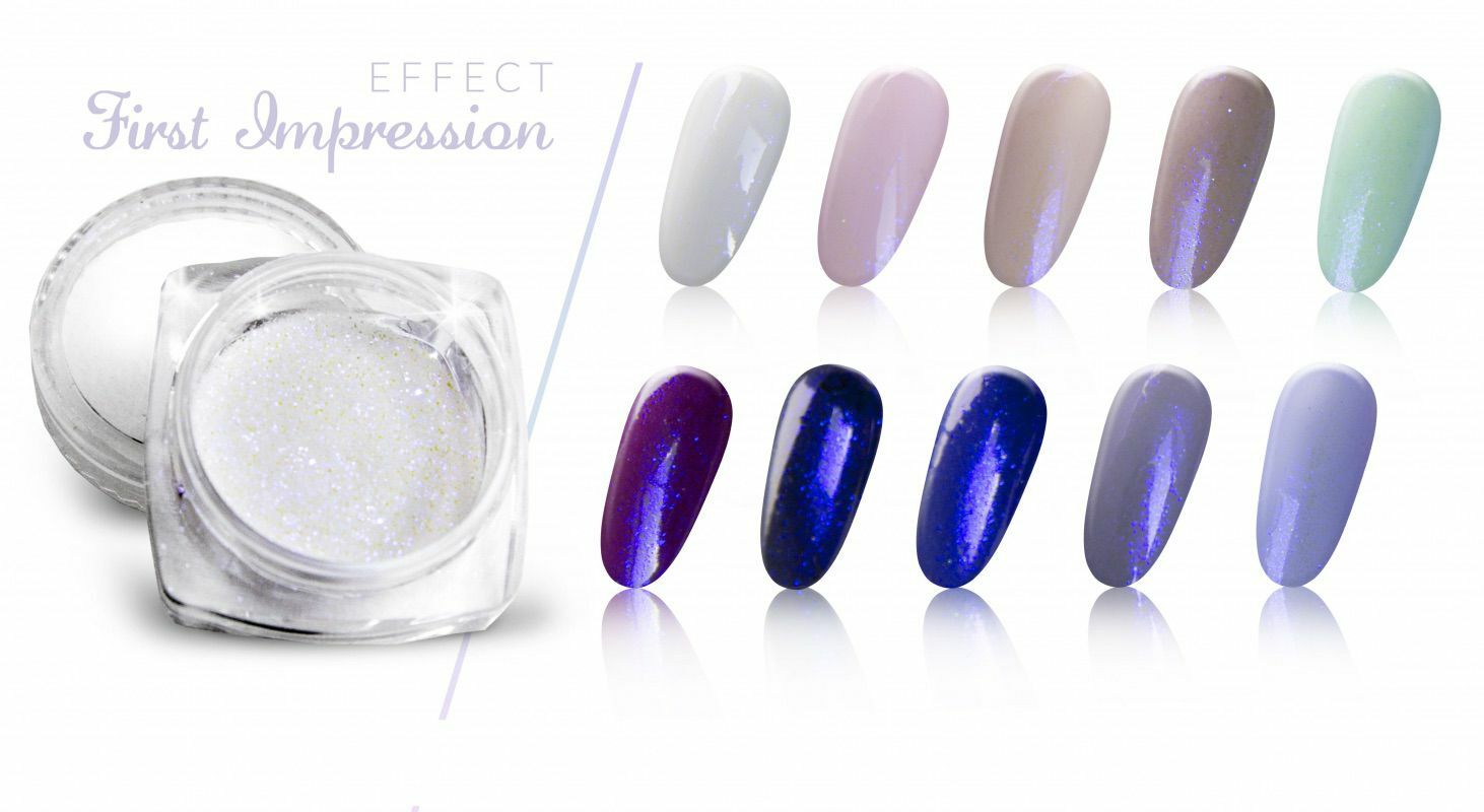 4 pcs SET! Mermaid Effect Nail Powder Emerald Multicolour Purple Aurora Glitter