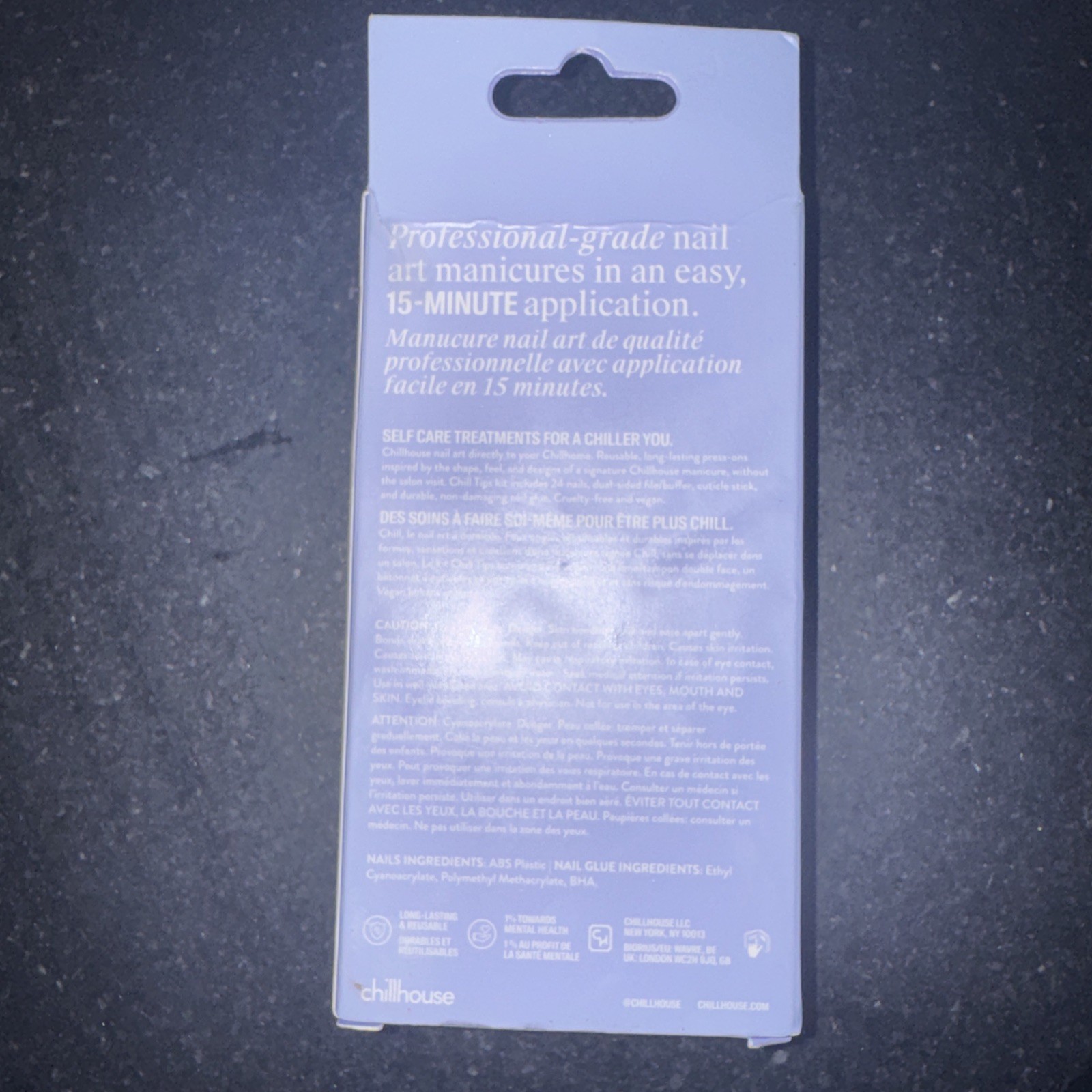 Chillhouse Chill Tips Press-On Fake Nails AI Supernova 24ct – Imperfect Box