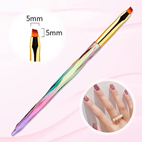 3pcs Nail Clean Up Brushes, Nail Polish Remover Nail Clean Up Brush/3pcs