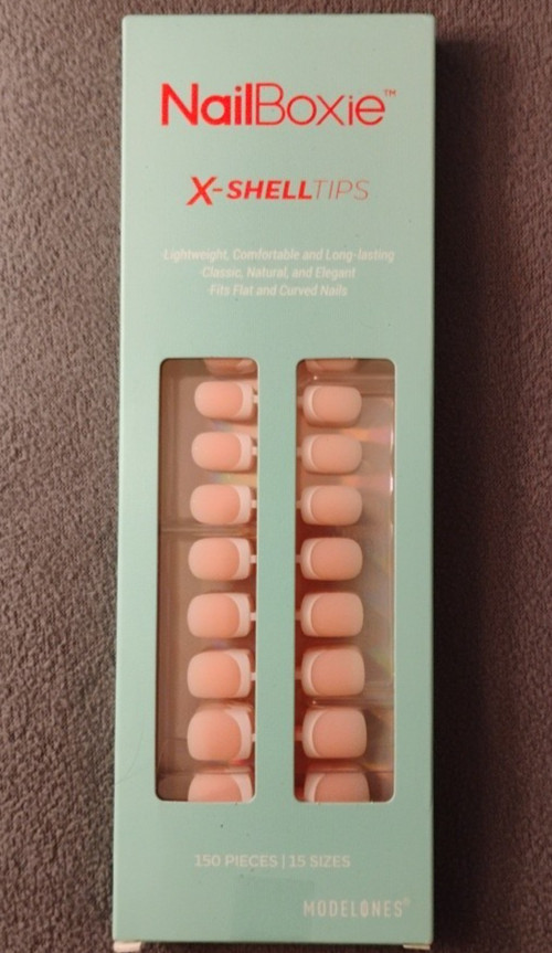NailBoxie X-ShellTips Lightweight, comfortable and long-lasting, 150 pieces.