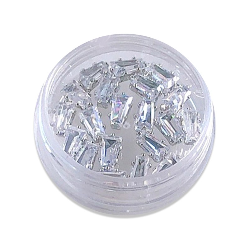 20 Count 3D Crystal Rhinestones Nail Art Gemstones Set Shining Small Gem Stones