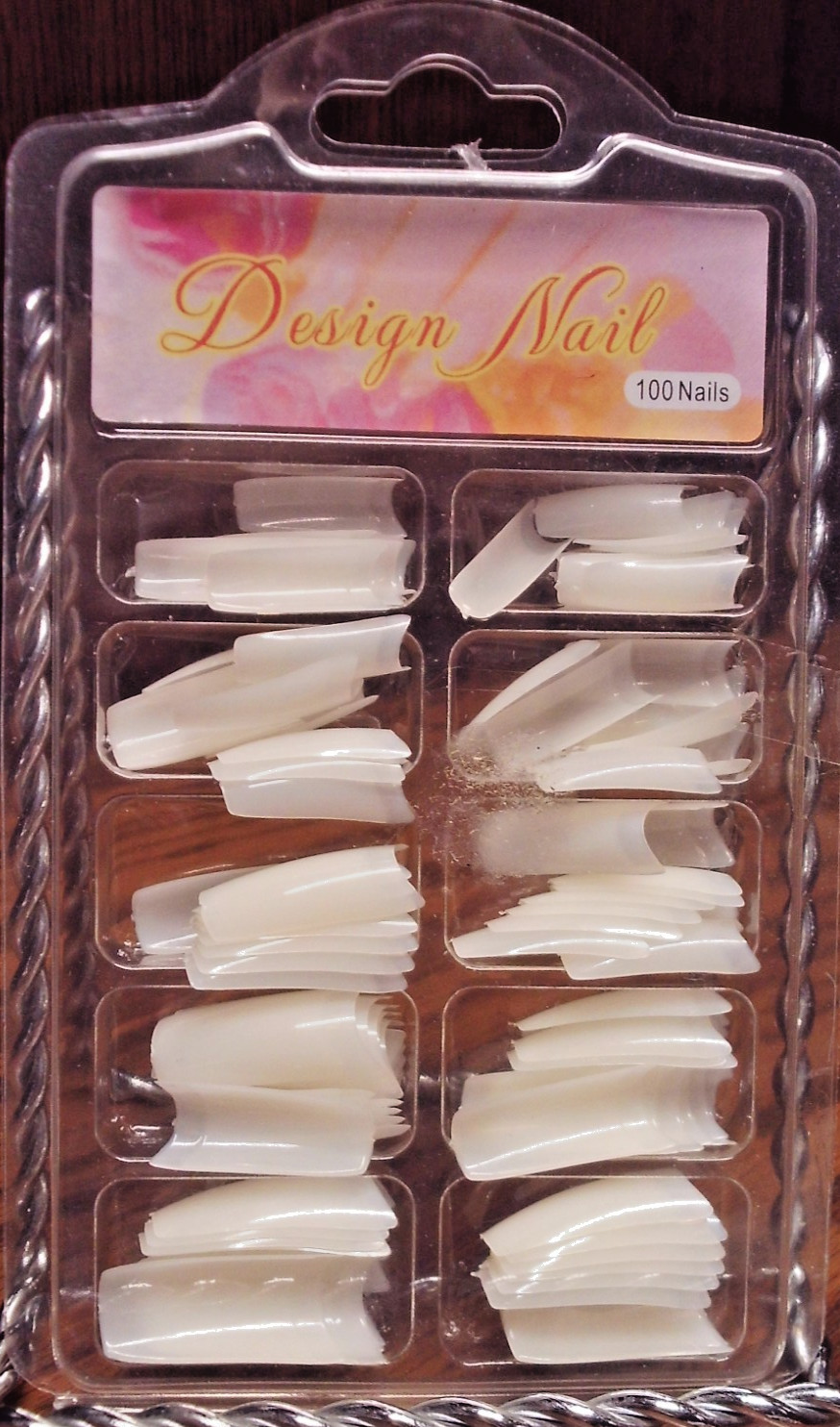 100pc French Half Cover Artificial False Fake Nail Tips -Design Nail-Beauty 1018