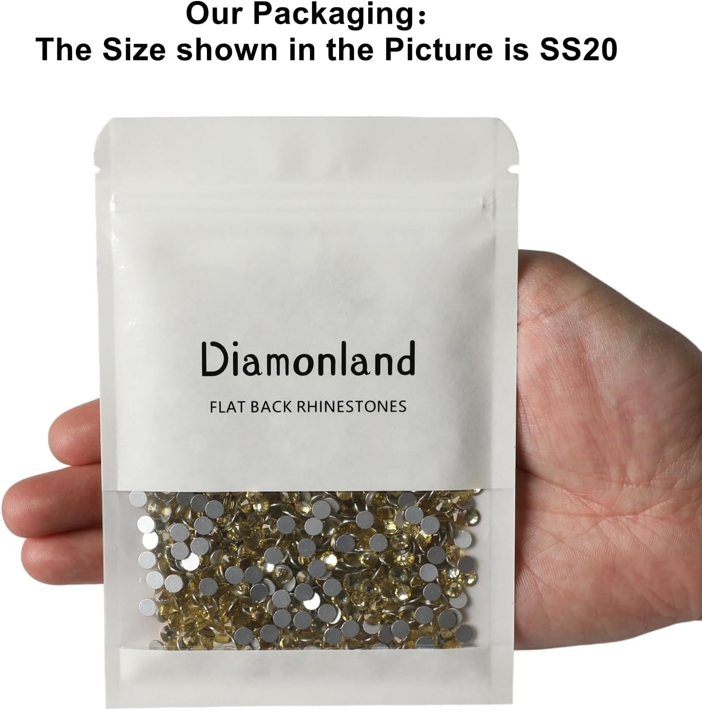 Flatback Glass Crystal Rhinestones Rounds Gems for Bedazzling Nails Art Crafts D