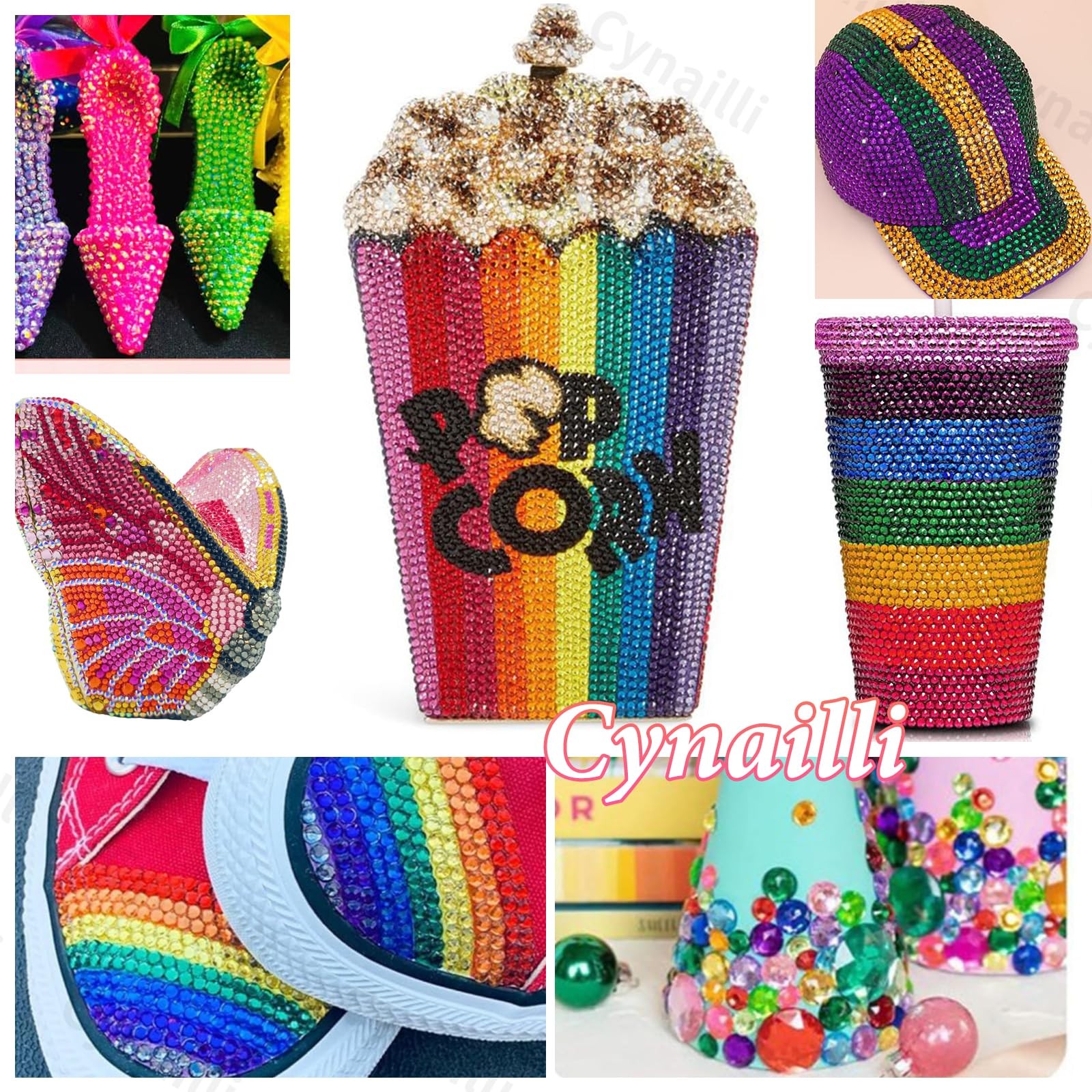 15000 Pcs Resin Rhinestones for Crafts, Colorful Jelly Resin Rhinestones for …