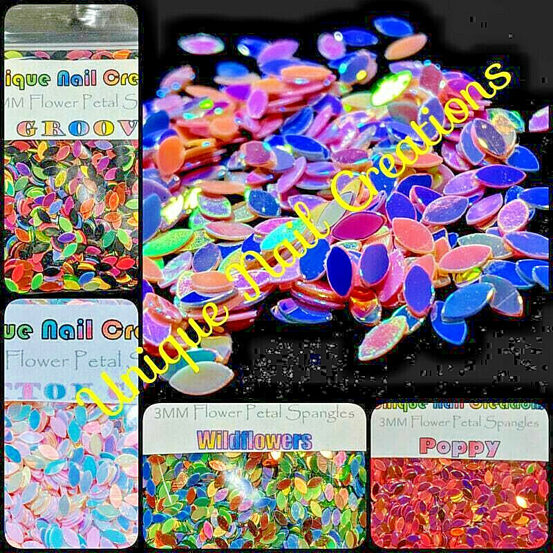 FLOWER PETAL Spangle~YOU CHOOSE~Nail•Acrylic•Gel•Body Art•Face•Festival•Crafts