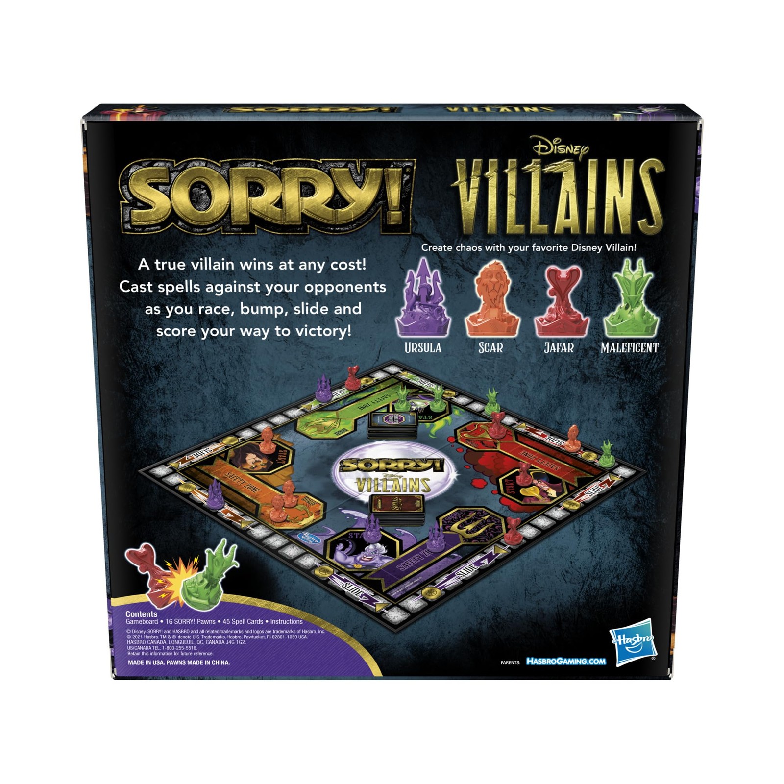 Hasbro Gaming Sorry! 10.512 inches x x 1.614 inches, Green