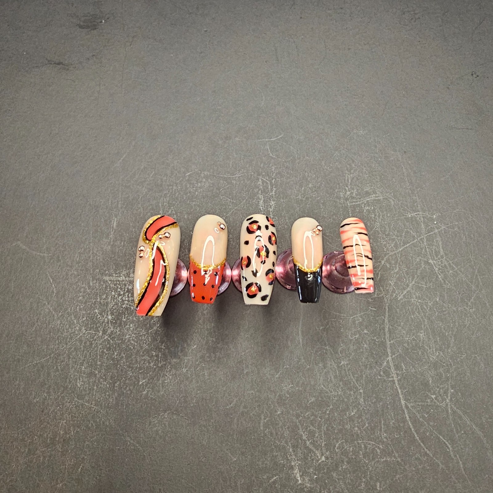 Press-On Nail Set #75: Safari