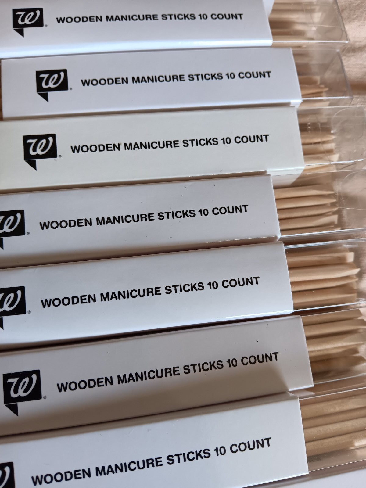 Wooden Manicure Sticks Lot Wholesale Bulk Nail Care Salon Spa Tools Pedicure
