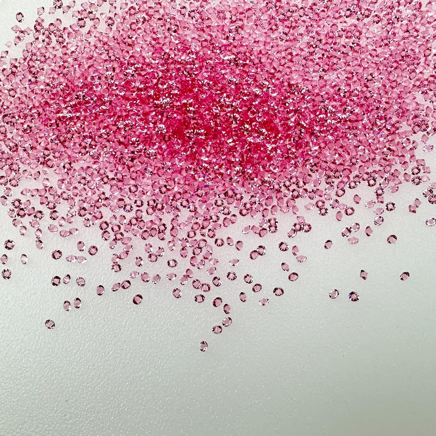 8000 Light Pink Micro 1.2mm Pixie Crystals – Nail Rhinestones & Sugar Nails