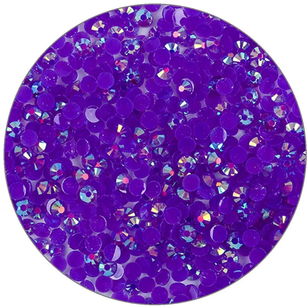 3000 Pieces SS6 2Mm Flatback Rhinestones Clear Glasses round Gems AB Crystals fo