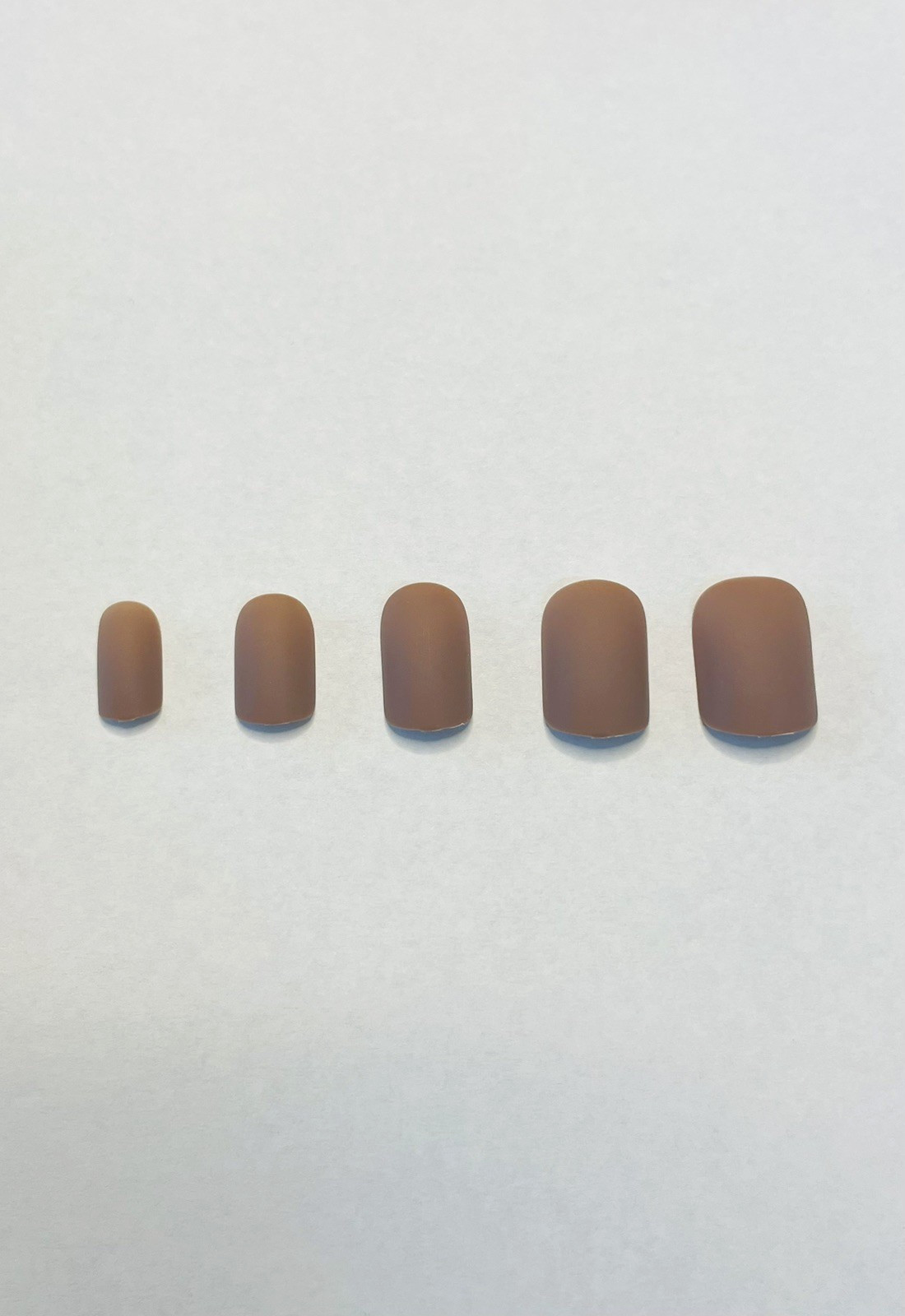 Matte Cocoa Press On Nail