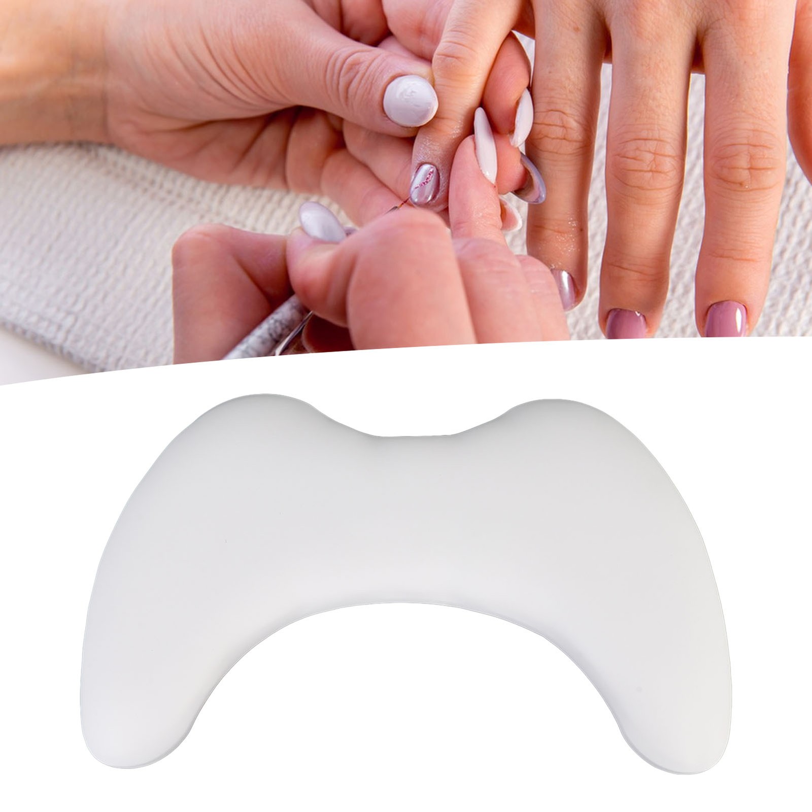 U Shape Manicure Hand Pillow Elegant Arm Rest For Nails Tech PU Leather For AP9