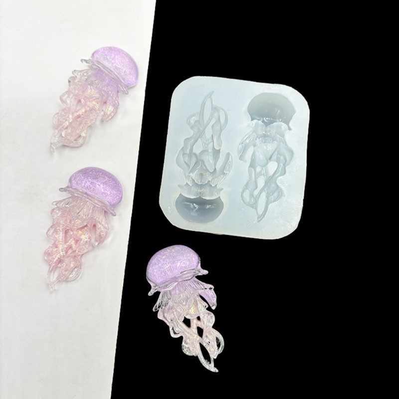 Jellyfish Shape Small Accessories Crafting Molds Present for Beauty Enthusiasts