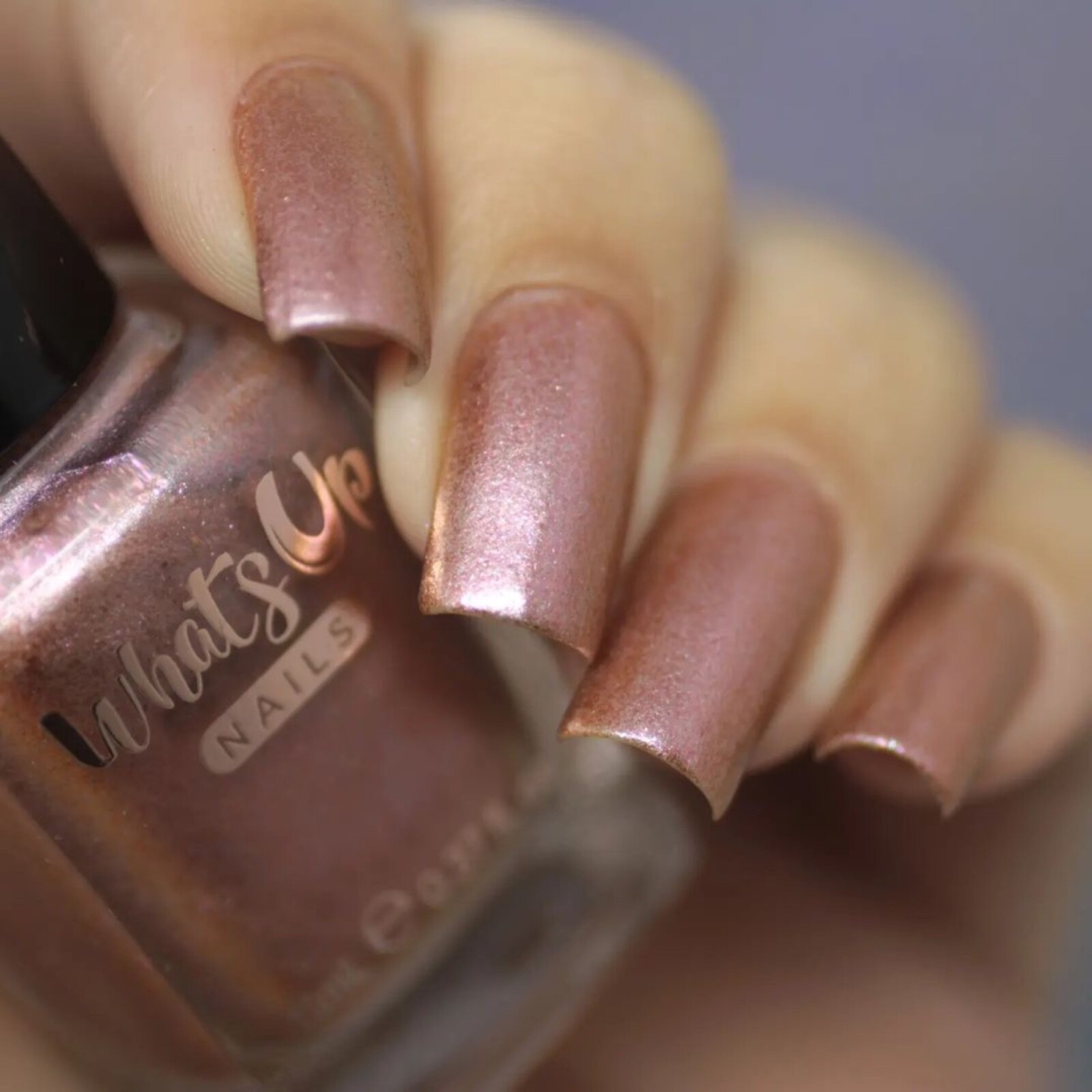 Whats Up Nails – Agate Nail Polish (Pink Duochrome) Nail Polish for Nail Art