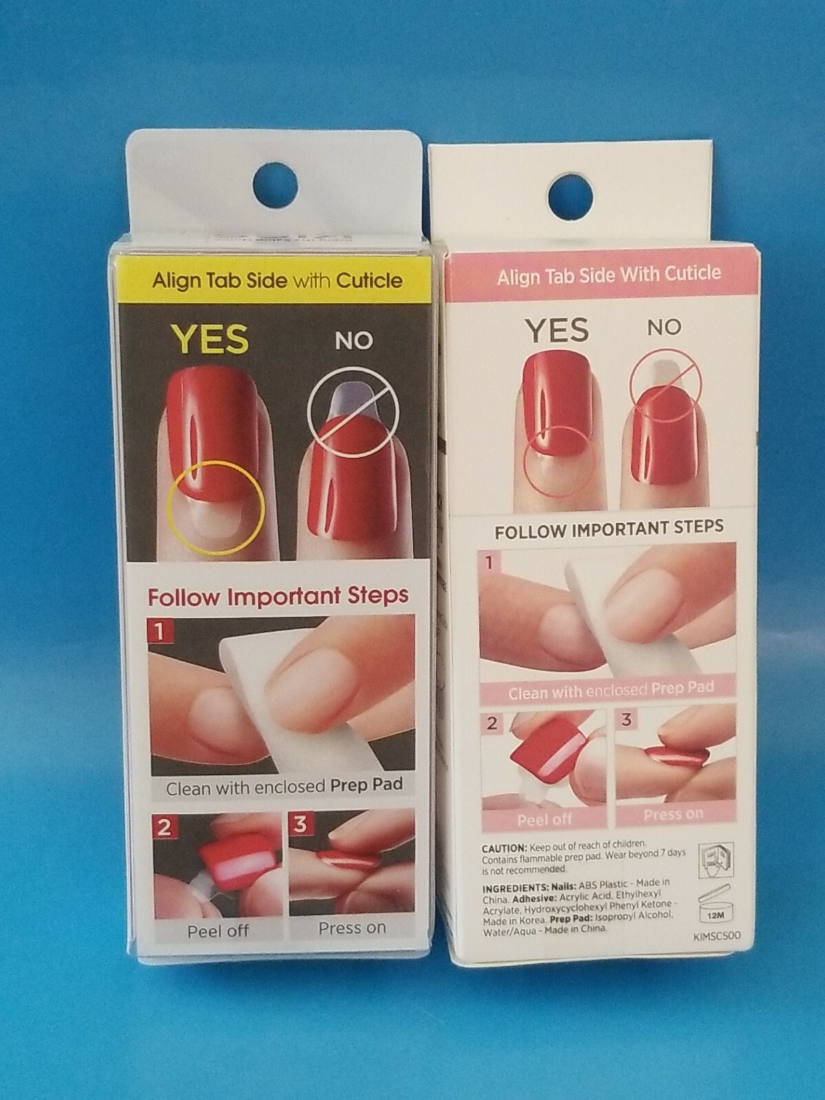 2× imPRESS PRESS-ON MANICURE Nails SHORT LENGTH 82656 Wannabe Star & 76610 Y Boy