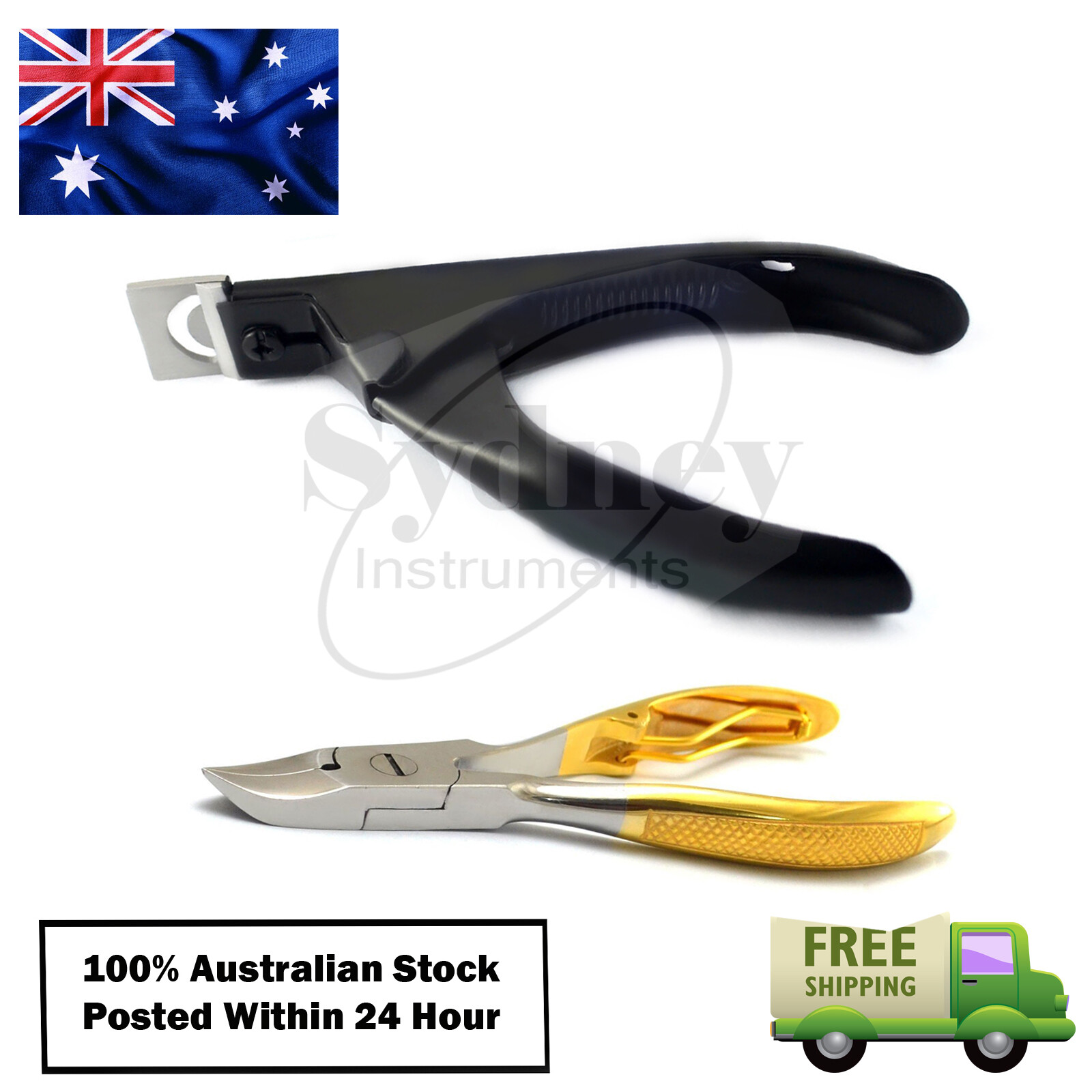Toe Nail Clipper Cutter Heavy Duty Thick Nail & Acrylic UV Fake Nail Edge