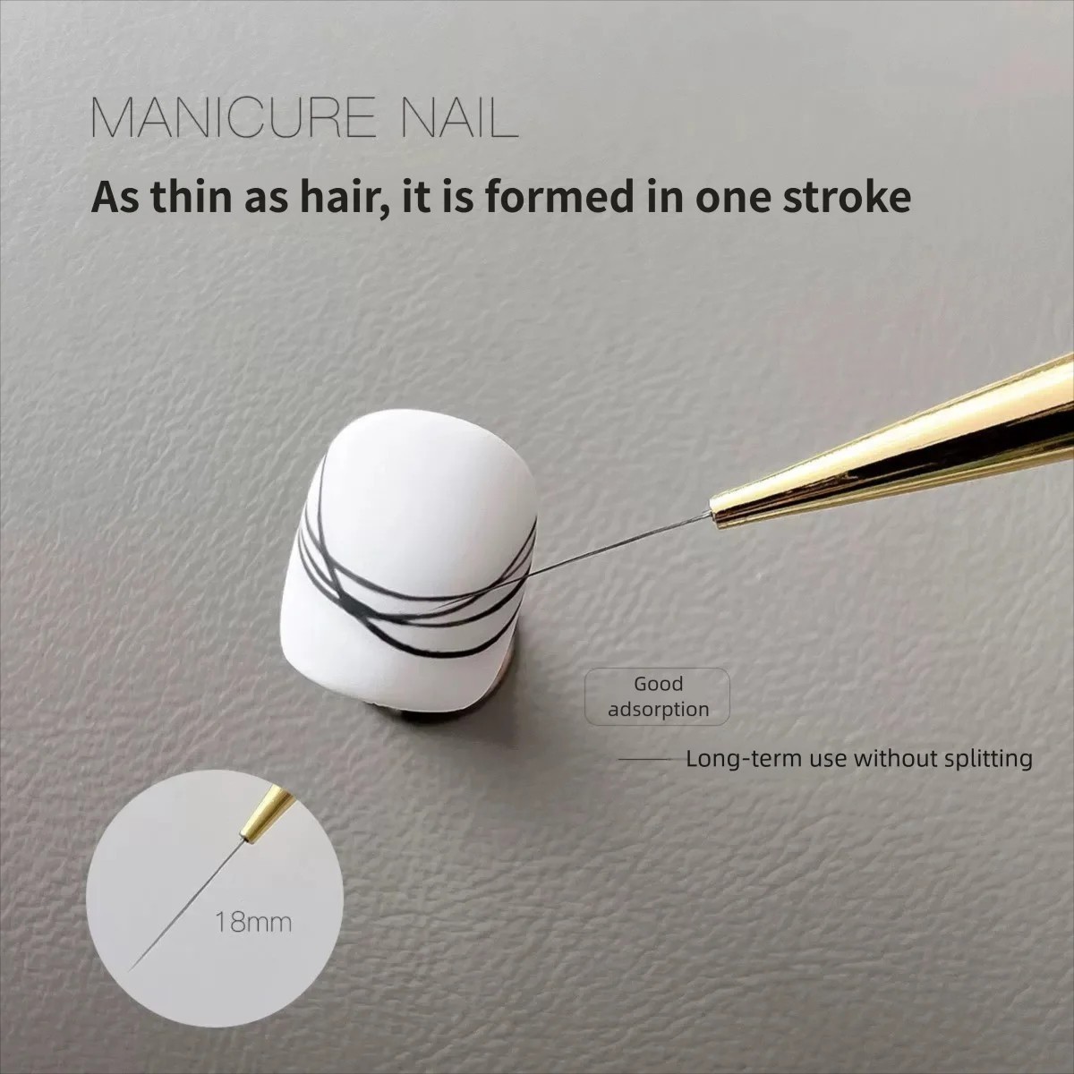 Professional Nail Art Liner Brushes Set Fine Line Nail Brush