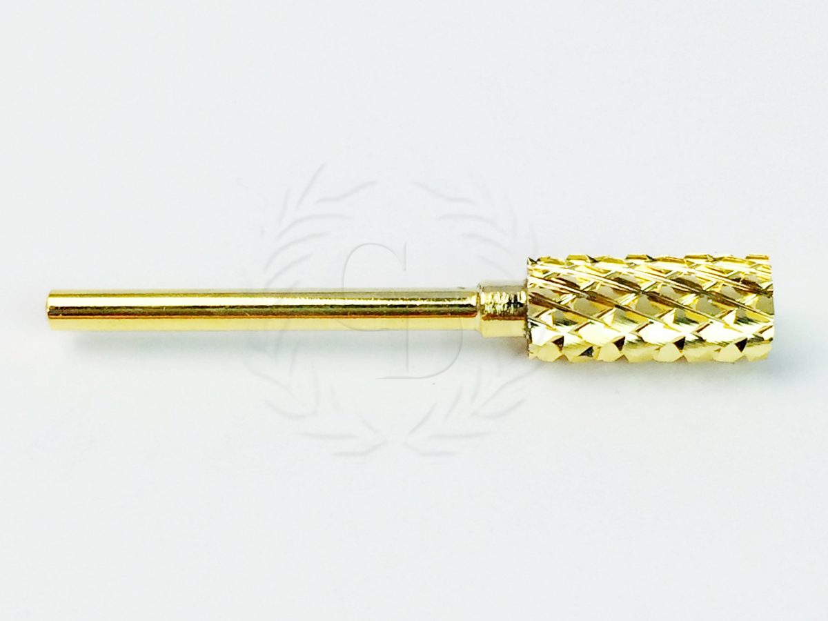 USA High Quality Nail CARBIDE Bit 3/32 Electric DRILL Gold Color 2X Extra Coarse