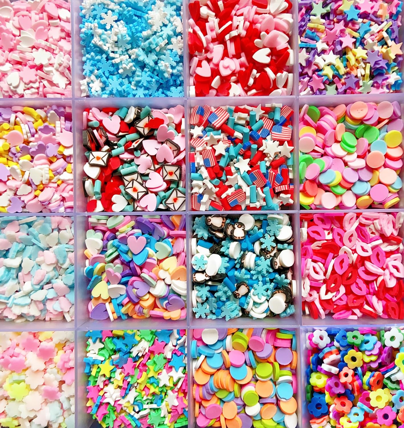 EHOPE Fake Sprinkles 220G Polymer Clay Slices Candy Small, 28 Styles