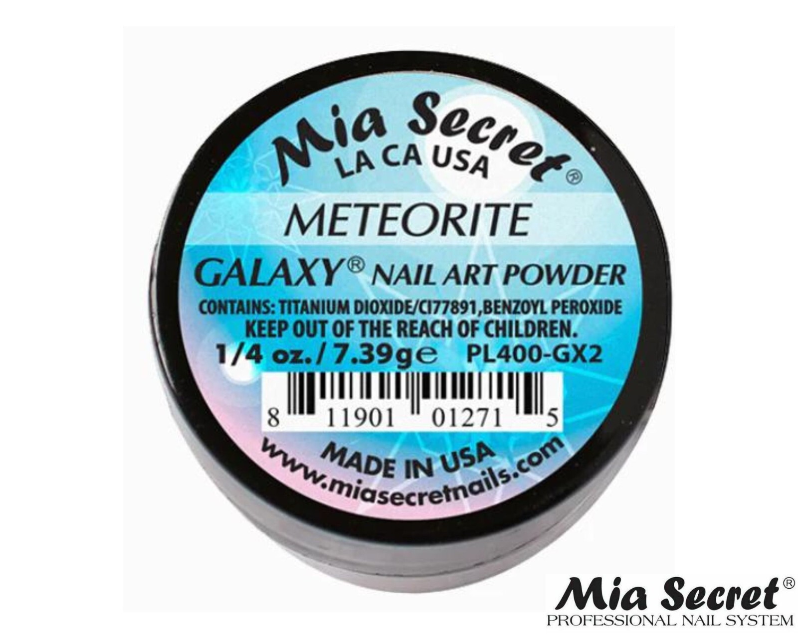 Mia Secret Nail Art Powder Galaxy Collection (METEORITE) 1/4oz