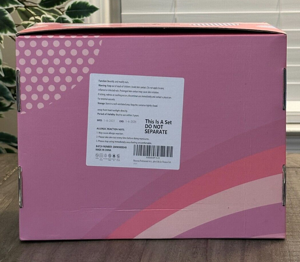 Morovan Professional Nail System Acrylic Nail Kit /Gel Polish Nail Art Kit *Read