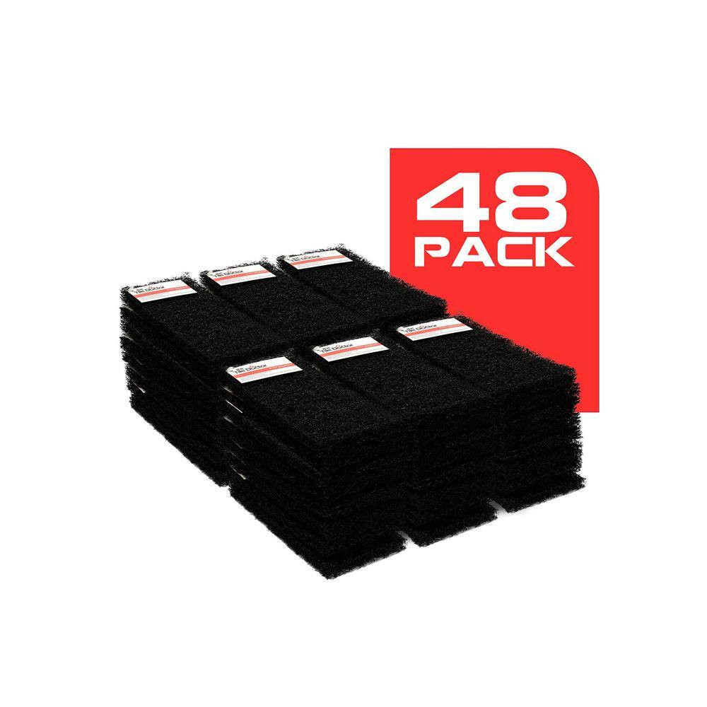 4.5 In. X 10 In. X 1 In. Black Extra Heavy-Duty Water Based Latex Resins Maximum