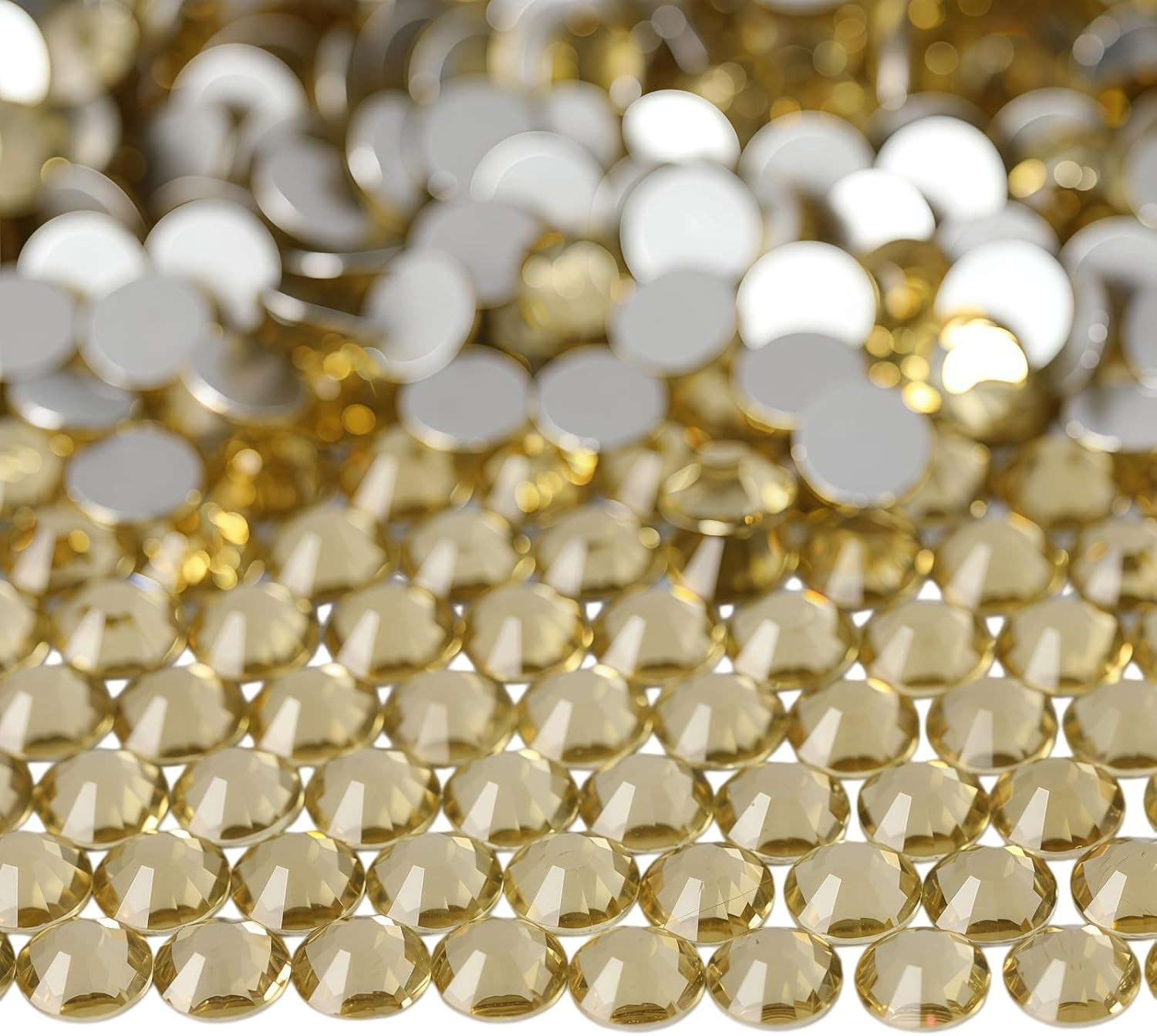 Flatback Glass Crystal Rhinestones Rounds Gems for Bedazzling Nails Art Crafts D