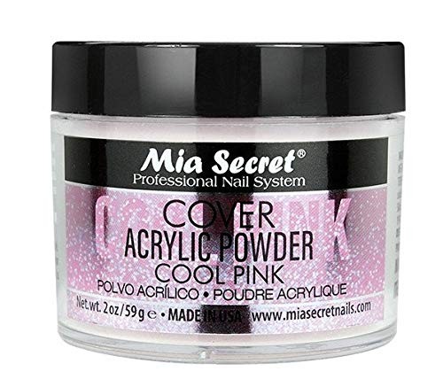 2 Ounce Cool Pink Nail Powder For Ombre Baby Boomer Acrylic Nail Art