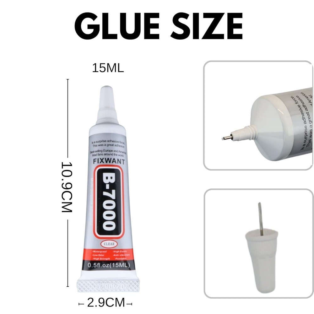 High Viscosity Crystal Clear Glue for Rhinestones Crafts Jewelry Phone Screen
