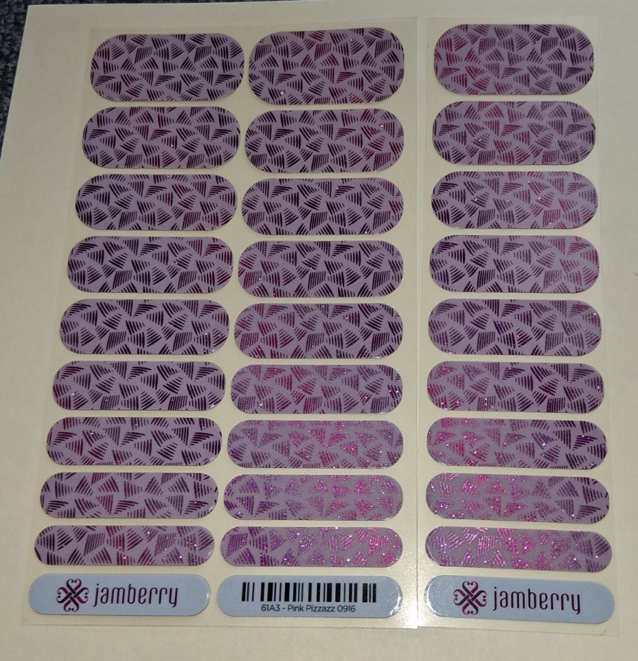 Jamberry Lot Nail Wraps Pink Pizzazz Lavender Garden Turkey Flower Butterfly