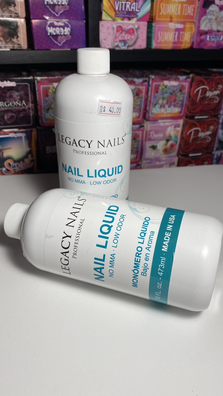 16oz Legancy Nail Liquid Monomer for Professional Acrylic Nail System-MADE USA