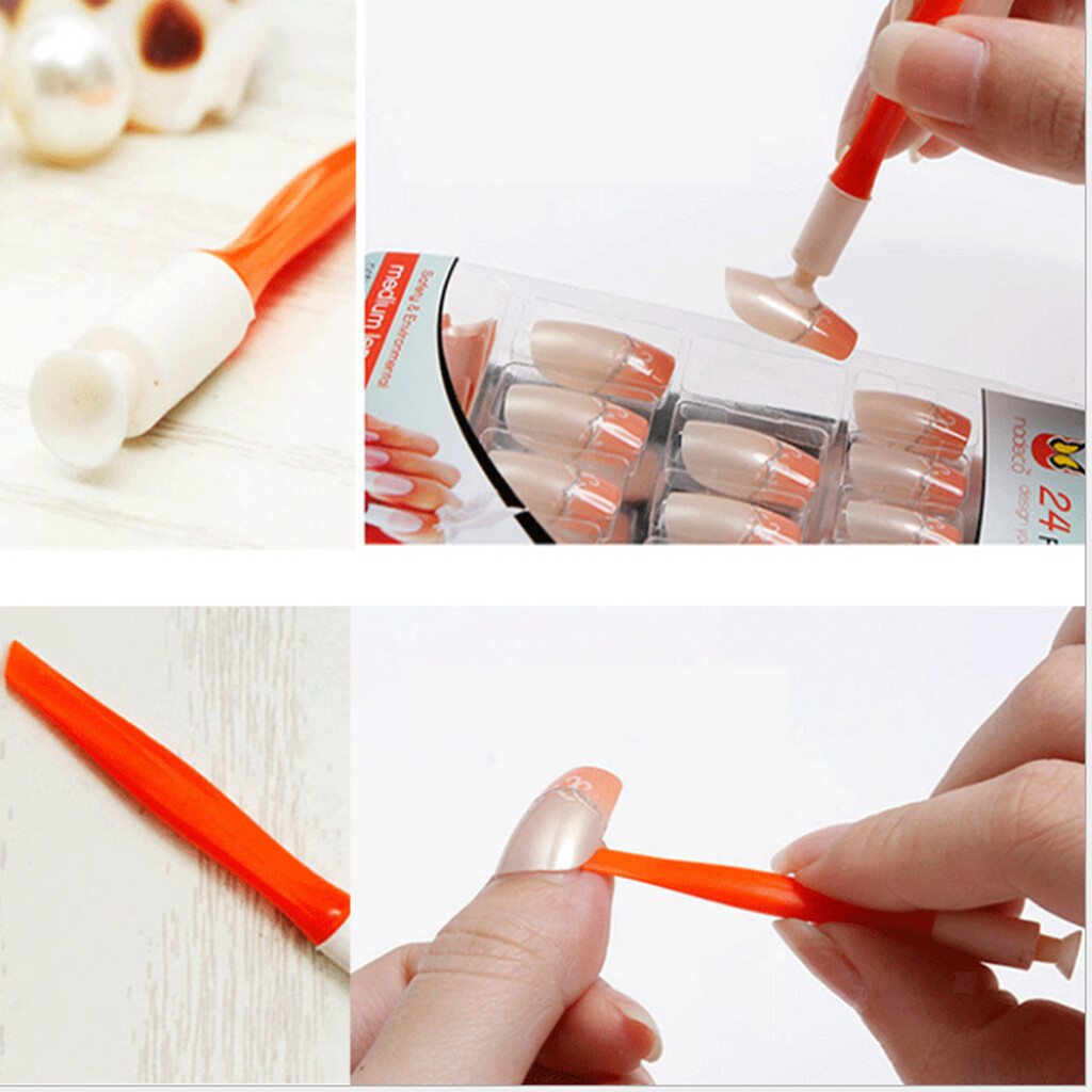 5Pcs Portable Nail Art Suction Stick Tool Beauty Manicure Salon Accessories